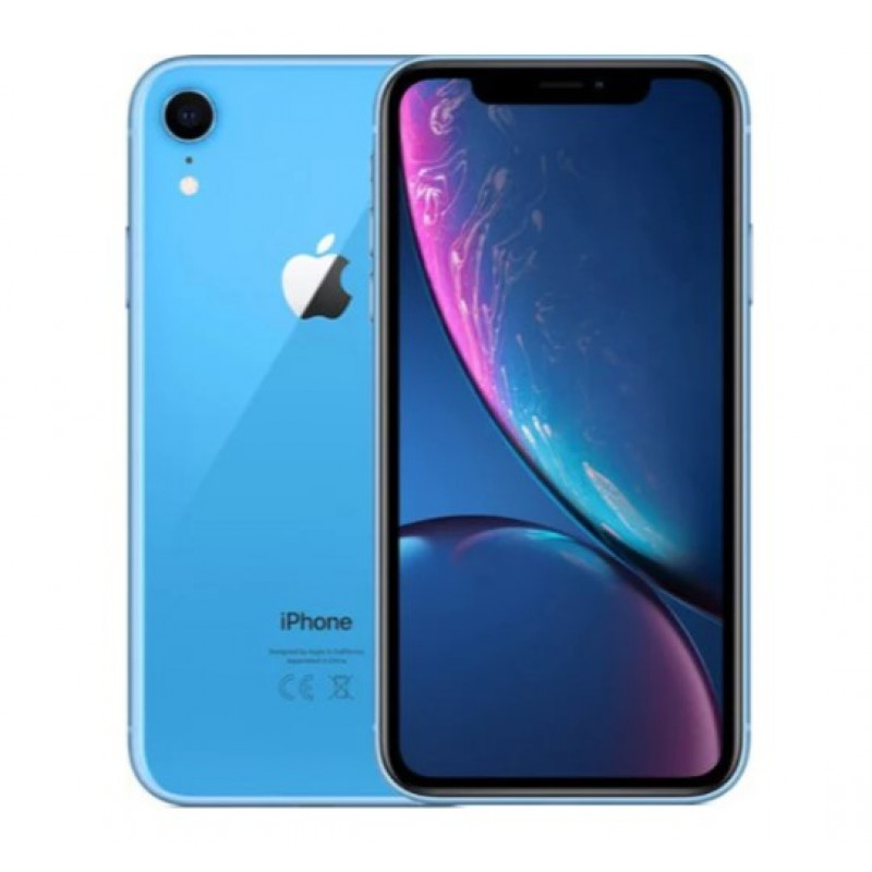 Apple iPhone XR Dual SIM 64GB Blue (2 SIM-карты) синий купить в Москве